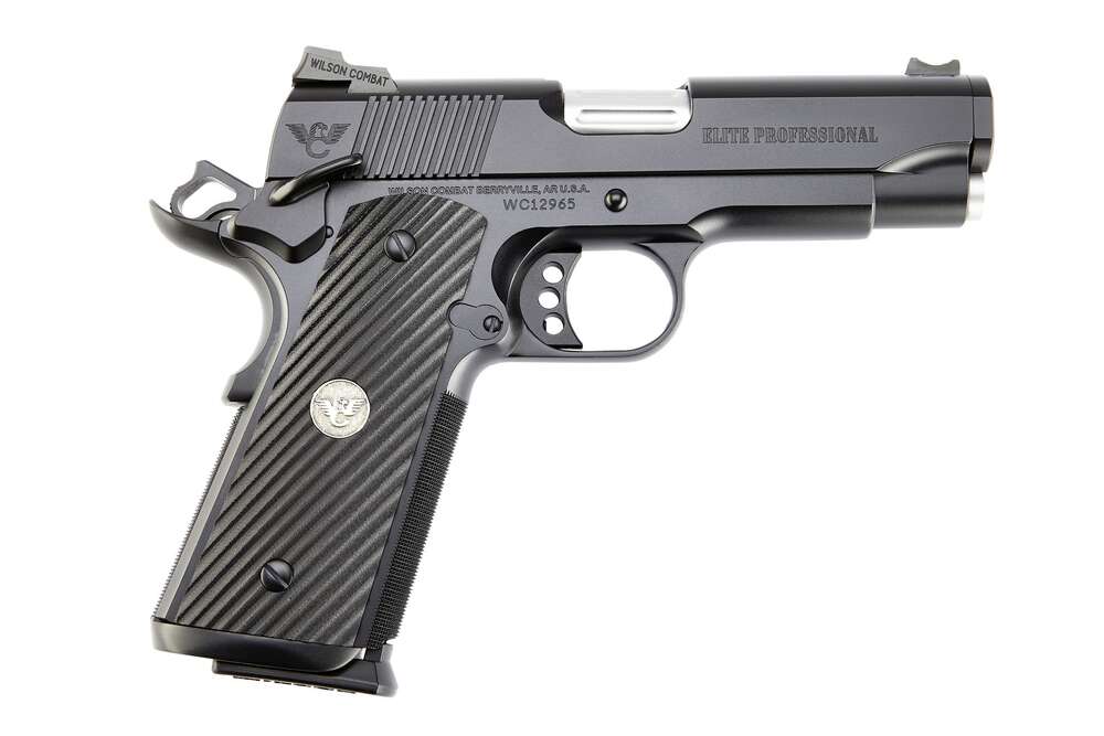 Handguns Wilson Combat CA Elite Professional 45ACP ELITE PRO 45ACP 4.1" 8+1 BK CA • WPE-A-ASCAALL BLK • Model: CA Elite Professional